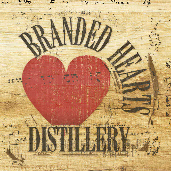 Branded Hearts Distillery Packaging